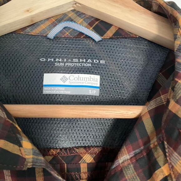 Columbia-sportswear Men's multi color Plaid Shirt Long sleev Size S - Picture 6 of 6